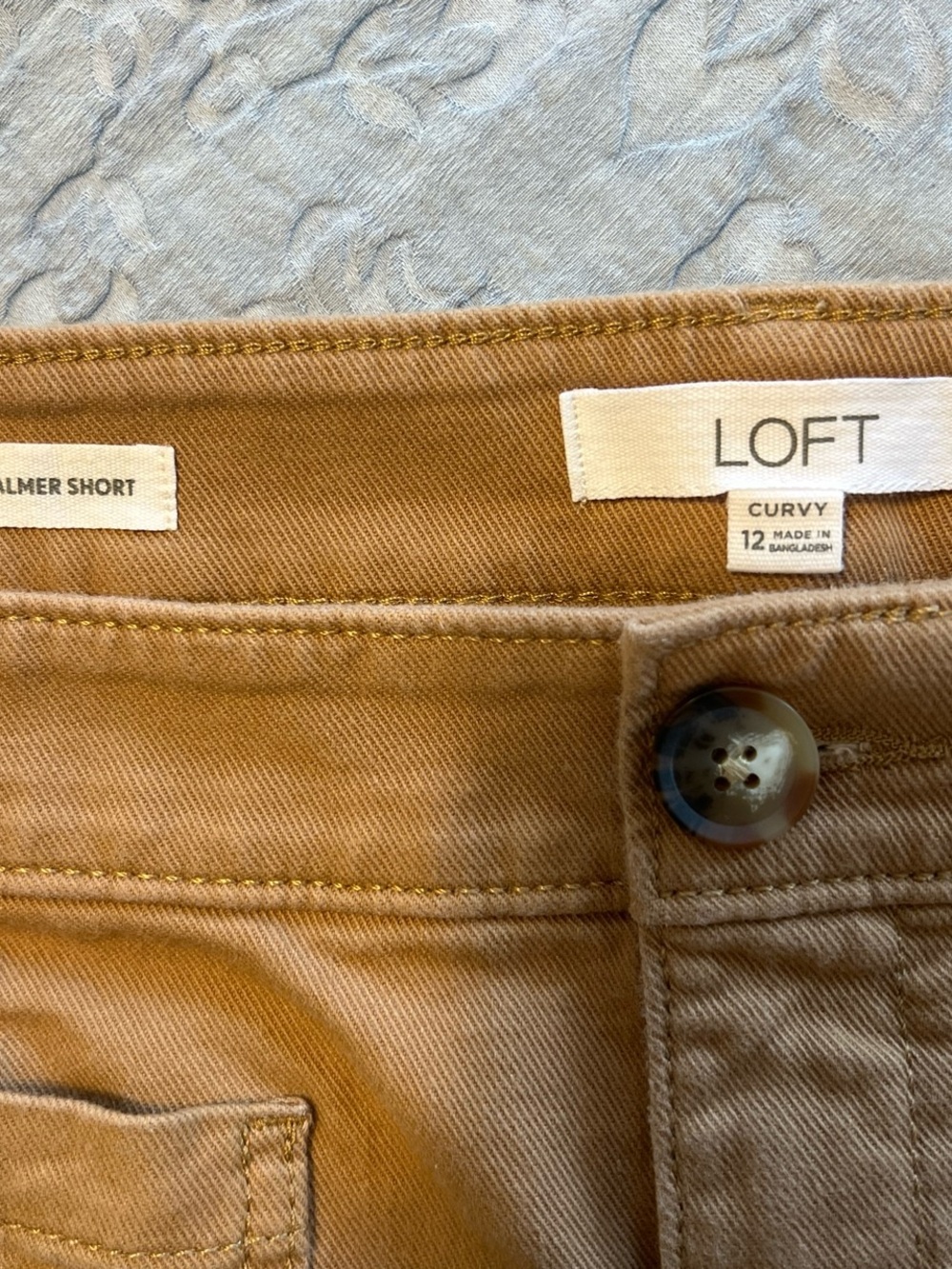 Loft Dark Khaki Palmer Short - Picture 4 of 4
